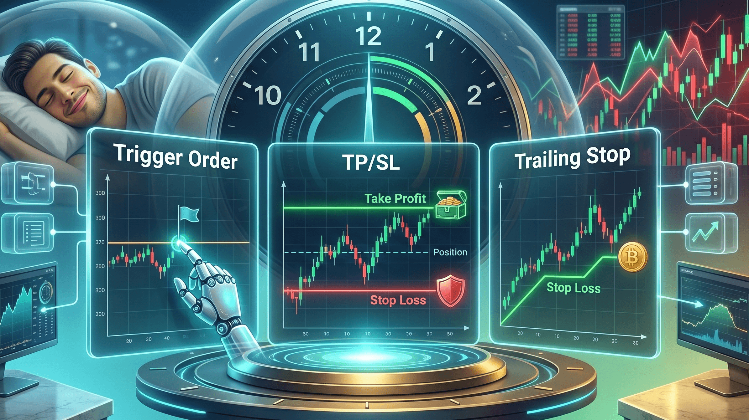 Cosa sono Trigger Order, TP/SL e Trailing Stop? Guida per principianti alle funzioni di ordine di WEEX