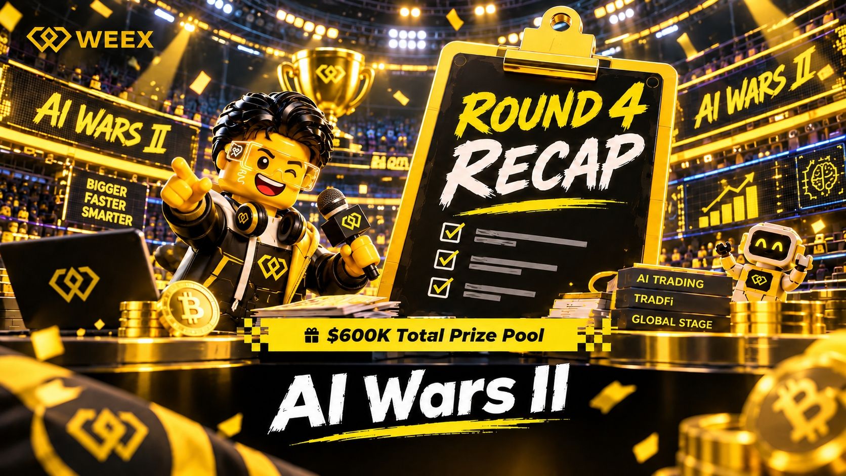 Resumen de la Ronda 4 de WEEX AI Wars II: los humanos dominaron la tabla. ¿Cómo empató la IA la contienda?